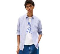 Tommy Jeans Chemise Homme TJM Slim Manches Longues, Bleu (Soft Sapphire), XXL