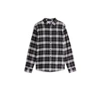 Tommy Jeans Chemise Homme Flannel Check Regular Fit, Multicolore (Black/Big Check), L