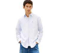 Tommy Jeans Chemise Oxford TJM Reg Stripe Ext DM0DM22790 L/S, Bleu (Blue Twilight Stripe), M