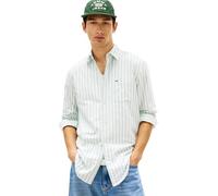 Tommy Jeans Chemise Oxford TJM Reg Stripe Ext DM0DM22790 L/S, Vert (Bahama Green Stripe), S