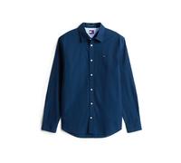 Tommy Jeans Chemise en popeline TJM Reg DM0DM22026 L/S pour Homme Bleu foncé L