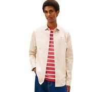 Tommy Jeans Chemise Stretch Originale TJM DM0DM04405 L/S pour Homme, Beige (Sable du golfe), S, Beige (Sable du golfe), S