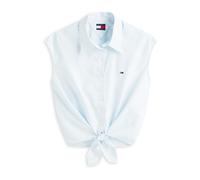 Tommy Jeans Chemisier bleu clair / blanc, Taille S