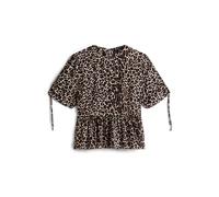 Tommy Jeans Chemisier marron / noisette / noir, Taille L