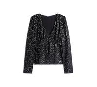 Tommy Jeans Chemisier noir / argent, Taille S