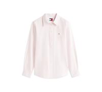 Tommy Jeans Chemisier rose pastel / blanc, Taille L