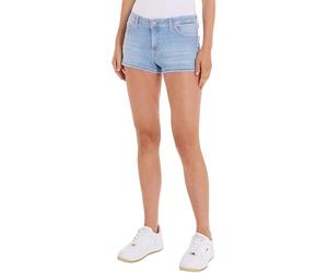 Tommy Jeans Damen Jeans Shorts Kurz, Blau (Denim Light), 27W