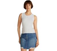 Tommy Jeans Débardeur Femme Essential Rib Slim Fit, Blanc (Ecru), 5XL