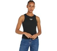 Tommy Jeans Débardeur Femme Slim Logo Col Ras-du-Cou, Noir (Black), 5XL