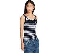 Tommy Jeans Button Sleeveless T-shirt Bleu S Femme