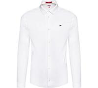Tommy Jeans DM0DM09594 YBR White Oxford chemise blanche ajustée - S