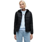 Tommy Jeans Doudoune à capuche matelassée pour femmes avec fermeture éclair, S