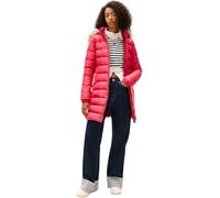 Tommy Jeans Doudoune en Duvet Femme Essential Hooded Down Coat avec Fausse Fourrure, Rouge (Vintage Cerise), XXS
