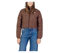Tommy Jeans - Doudoune Matelassée avec Motif de Drapeau - Femme - Vestes - Brun - Taille: 40 FR