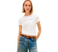 Tommy Jeans Dw0dw18398 Short Sleeve T-shirt Blanc S Femme
