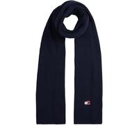 Tommy Jeans Écharpe Femme Heritage Core en Maille, Bleu (Dark Night Navy), Taille Unique