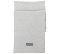 Tommy Jeans Écharpe Femme Linear en Maille, Gris (Mid Grey Heather), Taille Unique