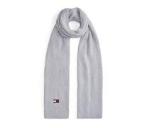 Tommy Jeans Écharpe 'Heritage' gris clair / rouge / blanc, Taille One Size