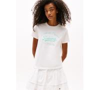 Tommy Jeans Essential Logo Tee Blanc 16 (XL) Female