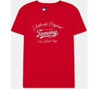 Tommy Jeans Essential Logo Tee Rouge 14 (L) Female