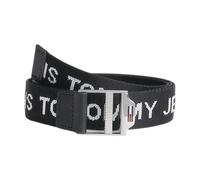 Tommy Jeans, Femme, Accessoires, Noir, Taille: 80 CM Ceinture Tissée Essentielle Noire