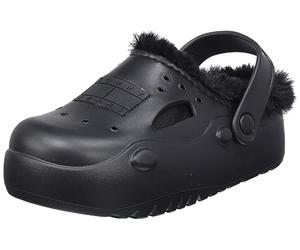 Tommy Jeans Femme Chaussons Freedom Mule Duveteux, Noir (Black), 37/38 EU