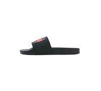 Tommy Jeans Femme Claquettes Flag Pool Slide Sandales de Bain, Noir (Black), 38