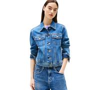 Tommy Jeans Femme Classic Trucker Jacket Ci8132 Dw0dw21414 Veste Camionneur, Denim (Denim Medium), L EU