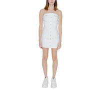 Tommy Jeans, Femme, Robes, Blanc, Taille: 42 FR Mini robe bustier