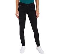 Tommy Jeans Femme Sophie Lr Skny Stbks Dw0dw09217 Pantalons En, Bleu (Staten Black Stretch), 33W / 28L EU