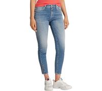 Tommy Jeans Femme Sophie LW Skn Ank Zip Bi1239 Dw0dw20023 Très Mince, Denim (Denim Medium), 34W / 30L EU