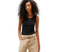 Tommy Jeans Femme Tjw Essential Rib Tank Ext Dw0dw20673 Autres T-Shirts, Black (Black), M EU