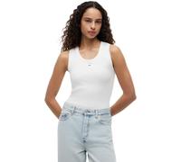 Tommy Jeans Essential Sleeveless T-shirt Blanc XS Femme