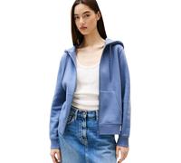 Tommy Jeans Femme Tjw Reg Flag Thru Dw0dw19729 Sweat À Capuche Zippé, Grey (Blue Moment), XL EU