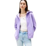Tommy Jeans Femme Tjw Reg Flag Thru Dw0dw19729 Sweat À Capuche Zippé, Purple (Ophelia Purple), L EU