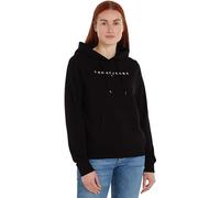 Tommy Jeans Femme TJW REG LINEAR HOODIE DW0DW17324, Black (Black), XS