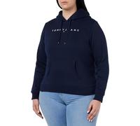 Tommy Jeans Femme TJW REG LINEAR HOODIE DW0DW17324, Blue (Dark Night Navy), M