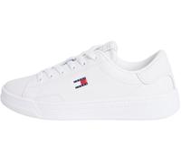 Tommy Jeans Femme Tjw Script Cupsole En0en02960 Bas, White (Ecru), 40 EU