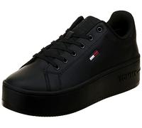 Tommy Jeans Femme Tommy Jeans Flatform Essential Basket, Triple Black, 43 EU