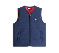 Tommy Jeans Gilet 'HERITAGE' bleu marine / rouge vif / blanc, Taille M