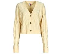 Tommy Jeans Gilet TJW HTR CABLE CARDIGAN in Beige EU S