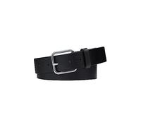 Tommy Jeans Homme Ceinture Tjm Finley 3,5 cm Cuir, Multicolore (Black), 85