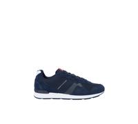 Tommy Jeans, Homme, Chaussures, Bleu, Taille: 45 EU Mixed Texture Cleat Ripstop Trainers