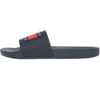 Tommy Jeans Homme Claquettes Pool Slide Sandales de Bain, Bleu (Dark Night Navy), 43