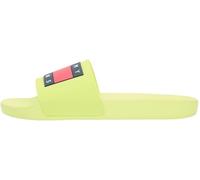 Tommy Jeans Homme Pool Slide Ess Em0em01191 Diapositives, Green (Lime Essence), 44.5 EU