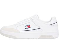 Tommy Jeans Baskets basses TJM Cupsole Leather Bleu foncé / Rouge / Blanc / Blanc cassé Taille 45