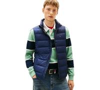 Tommy Jeans TJM LT Down Vest EXT DM0DM20663 Gilet, Blue (Dark Night Navy), XXL Homme