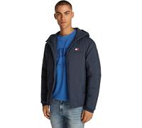 Tommy Jeans Men's Water-Resistant Adjustable Hood Windbreaker Marine Nuit Sombre S Male