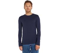 Tommy Jeans Homme Tjm Original Rib Longsleeve Tee Dm0dm04409 Hauts En Tricot À Manches Longues, Bleu (Black Iris), XL EU
