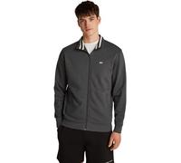 Tommy Jeans Homme TJM Reg Fleece Zip Thru Ext Dm0dm20340 Sweat-Shirt zippé, Grey (Washed Black), XXL Grande Taille